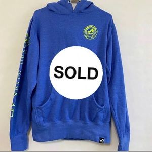 Light Blue Surf Style Hoodie